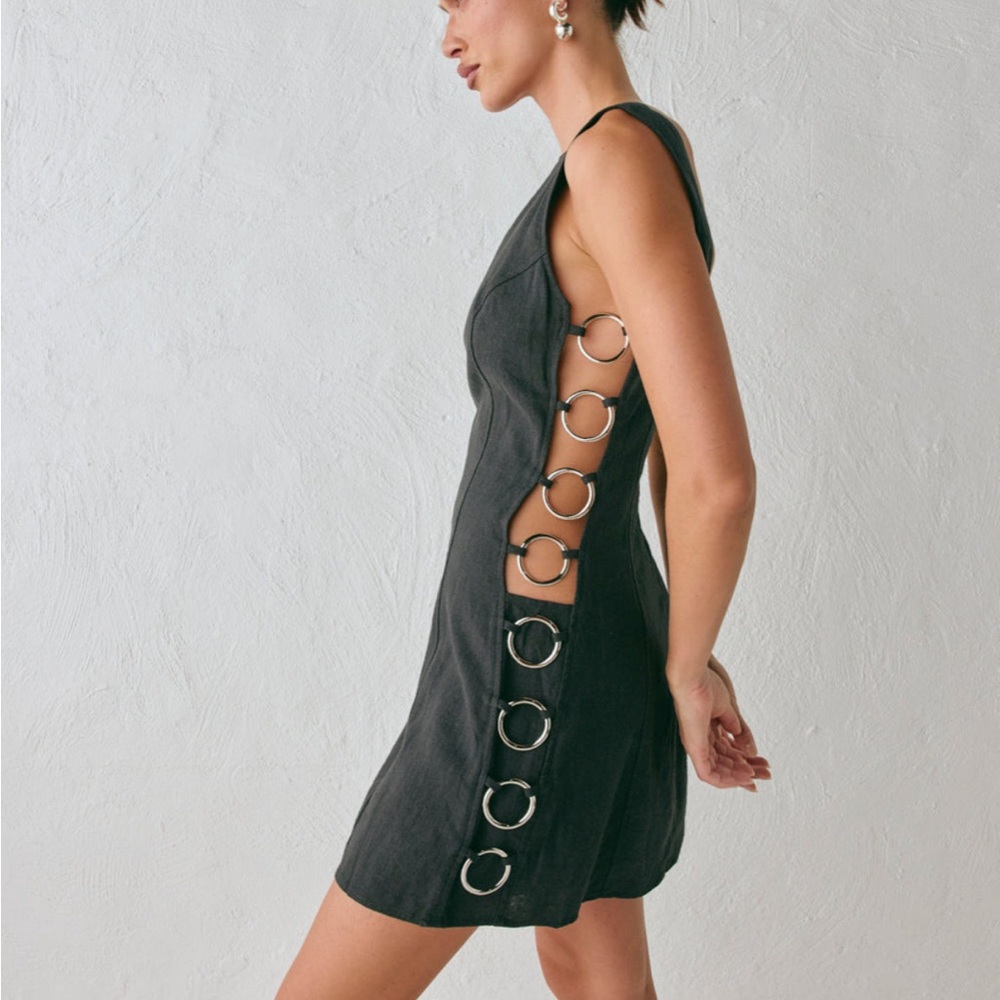 Discoteca mini dress black